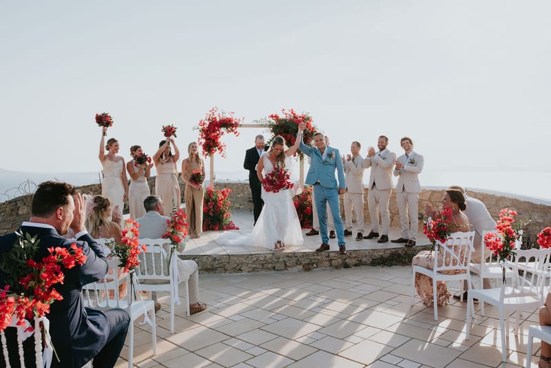 Cara and Mike Wedding in Mykonos Island