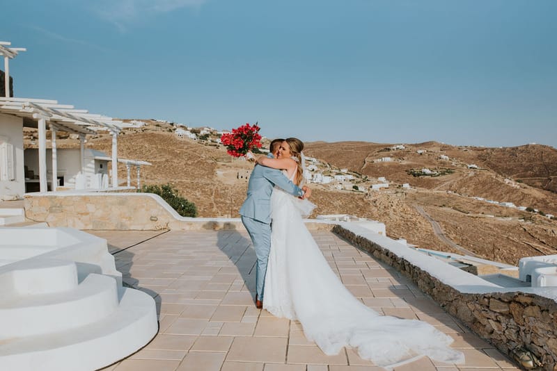 Cara and Mike Wedding in Mykonos Island