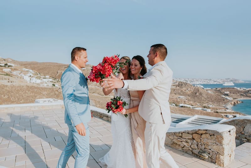 Cara and Mike Wedding in Mykonos Island