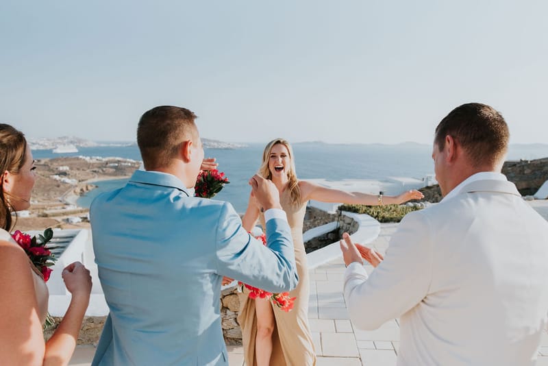 Cara and Mike Wedding in Mykonos Island