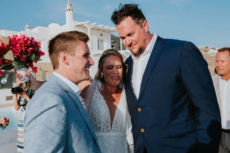 Cara and Mike Wedding in Mykonos Island