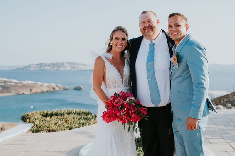 Cara and Mike Wedding in Mykonos Island