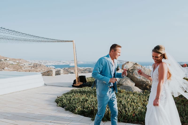 Cara and Mike Wedding in Mykonos Island