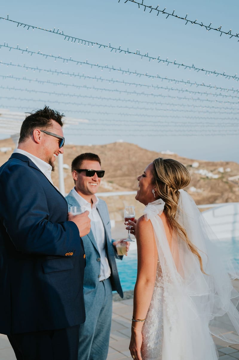 Cara and Mike Wedding in Mykonos Island