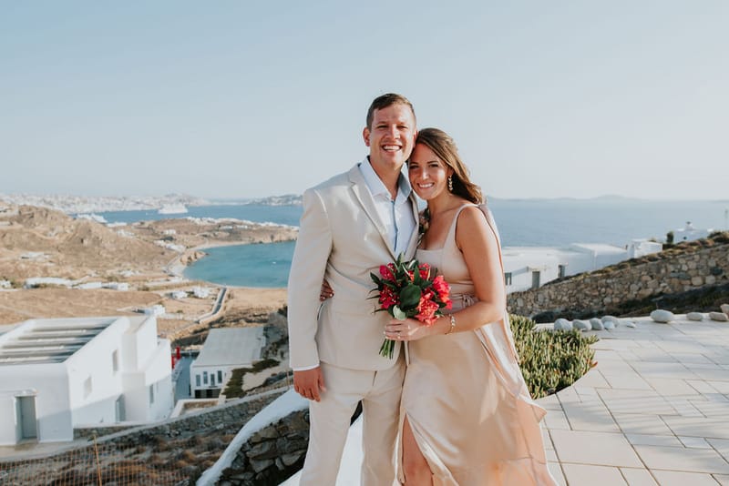 Cara and Mike Wedding in Mykonos Island