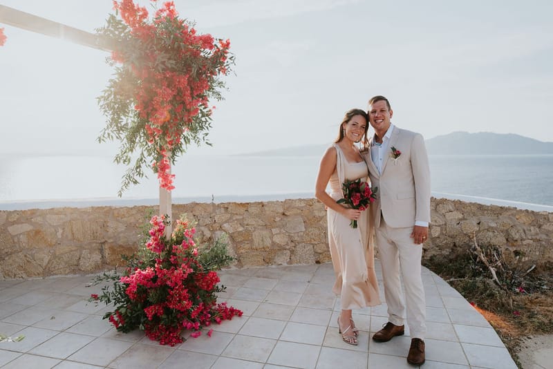 Cara and Mike Wedding in Mykonos Island