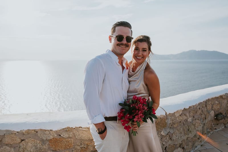Cara and Mike Wedding in Mykonos Island