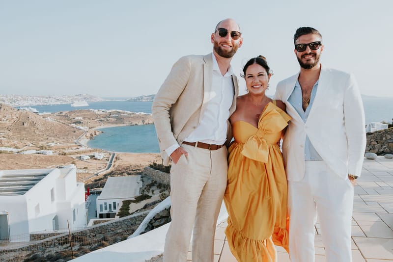 Cara and Mike Wedding in Mykonos Island