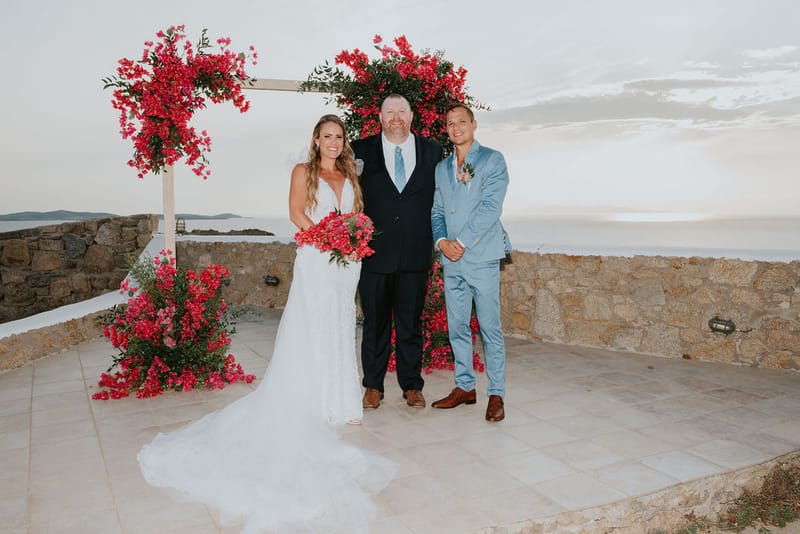 Cara and Mike Wedding in Mykonos Island