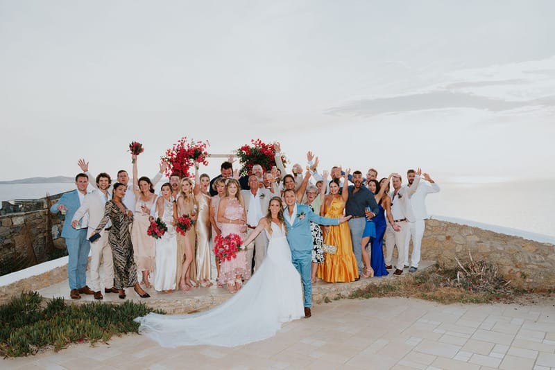 Cara and Mike Wedding in Mykonos Island