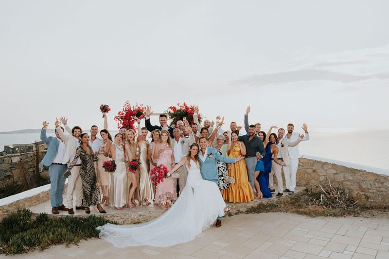 Cara and Mike Wedding in Mykonos Island