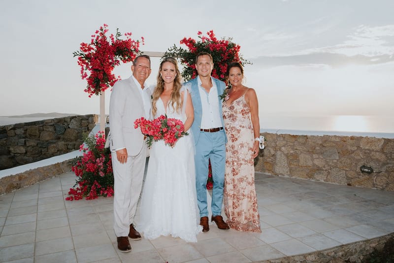 Cara and Mike Wedding in Mykonos Island