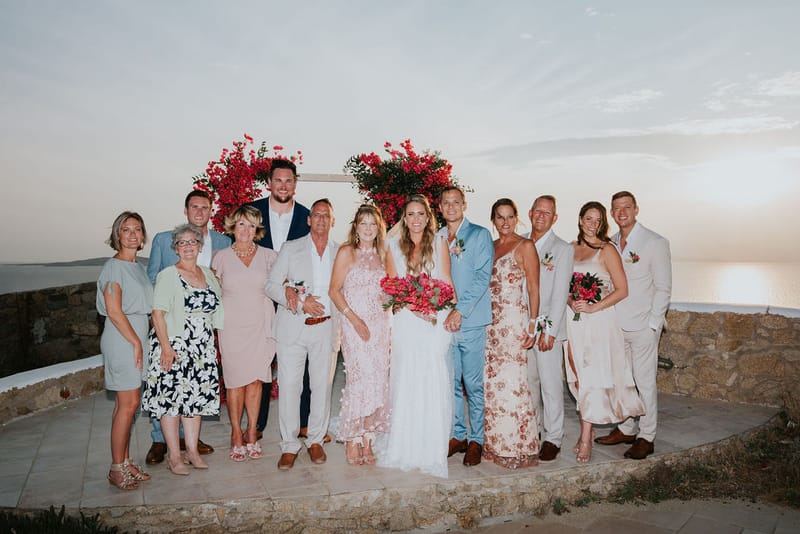 Cara and Mike Wedding in Mykonos Island