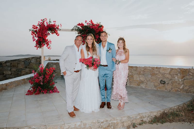 Cara and Mike Wedding in Mykonos Island
