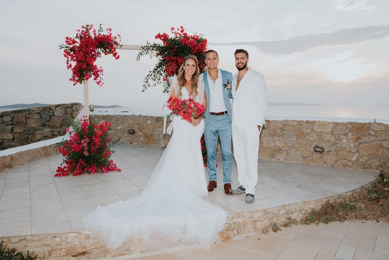 Cara and Mike Wedding in Mykonos Island