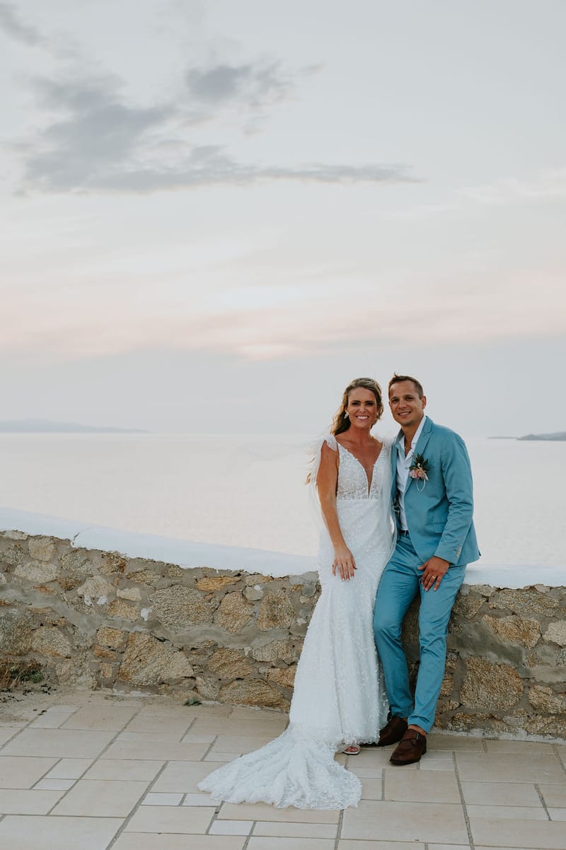 Cara and Mike Wedding in Mykonos Island