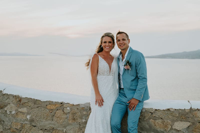 Cara and Mike Wedding in Mykonos Island