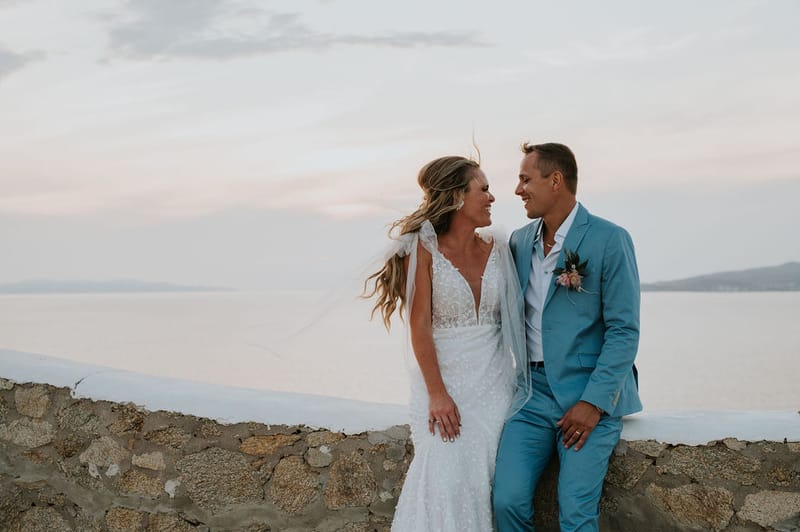 Cara and Mike Wedding in Mykonos Island