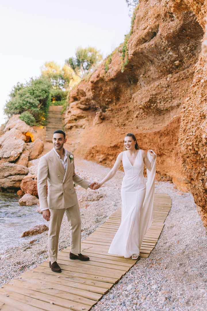 A Love Story Sealed in Sunlight and Sea Breeze: The Wedding of Jordan & Alexandra