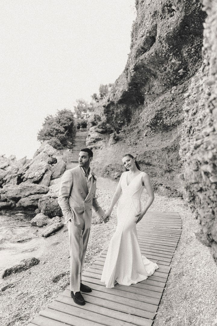 A Love Story Sealed in Sunlight and Sea Breeze: The Wedding of Jordan & Alexandra