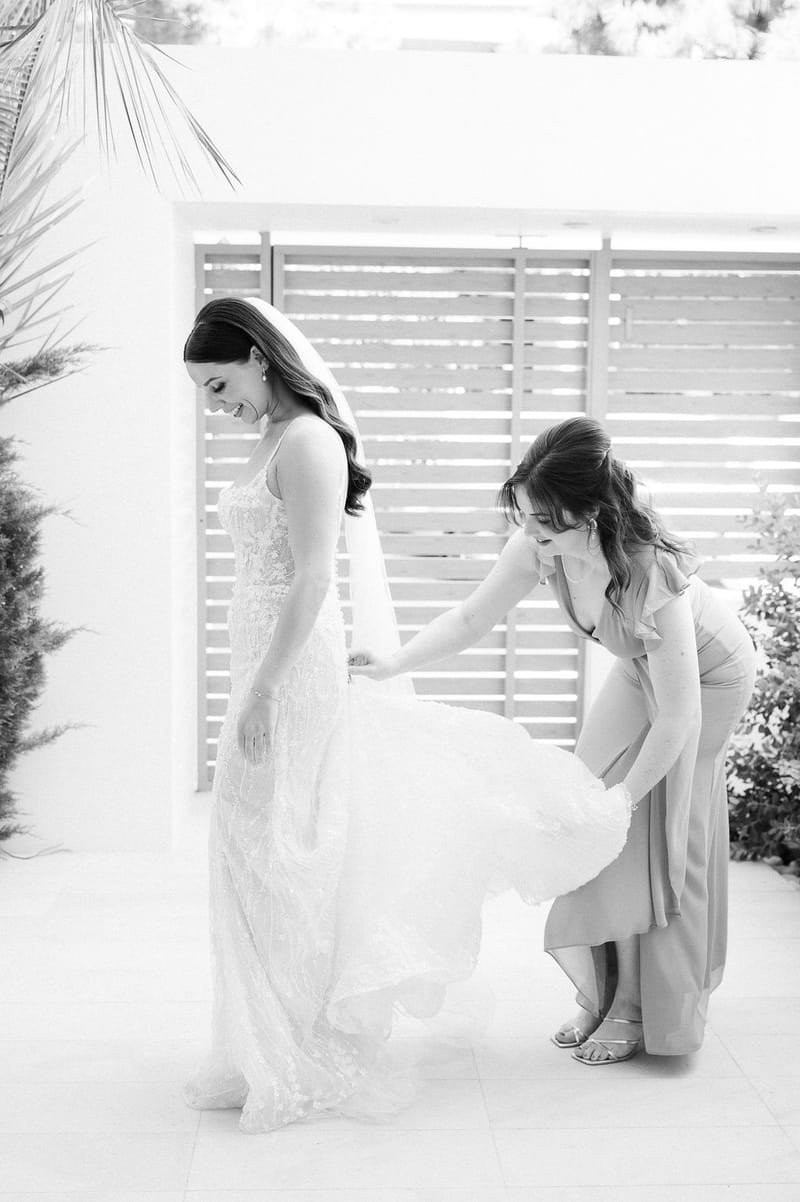 Bridal and groom prep