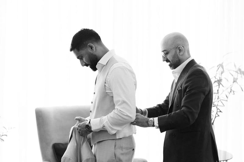 Bridal and groom prep