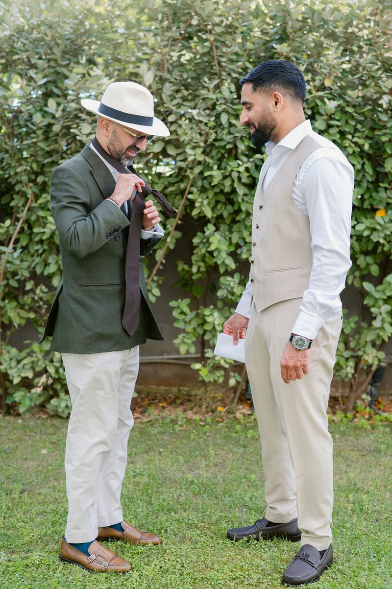 Bridal and groom prep