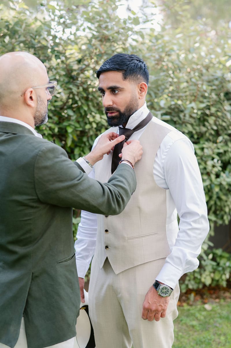 Bridal and groom prep