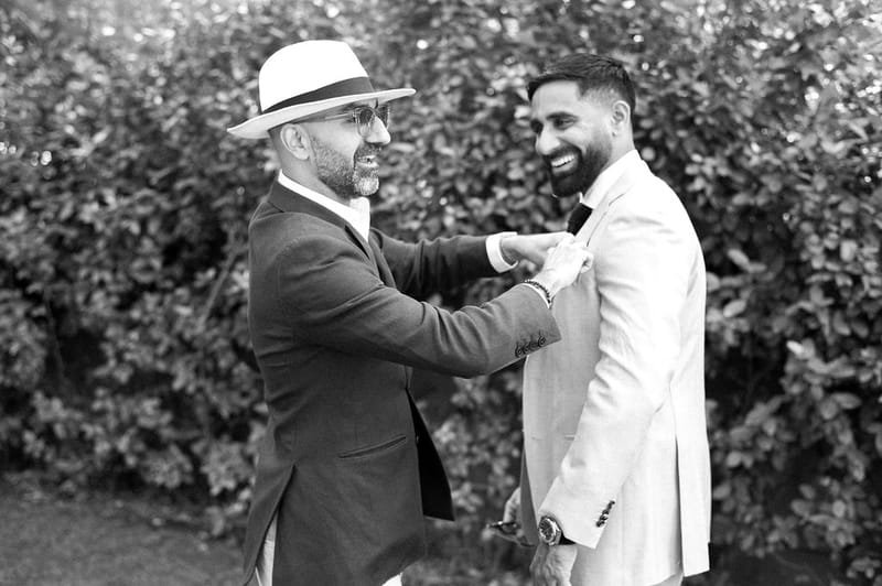 Bridal and groom prep