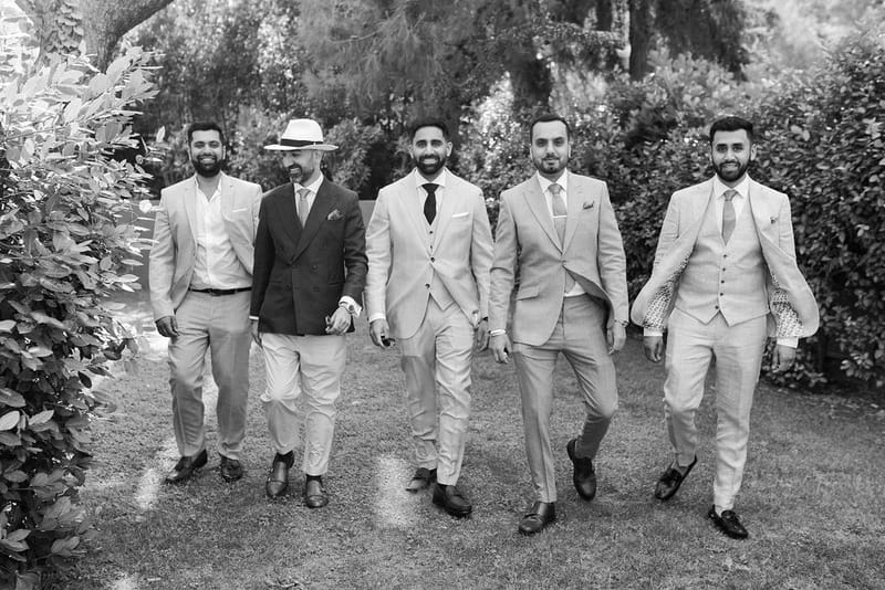 Bridal and groom prep