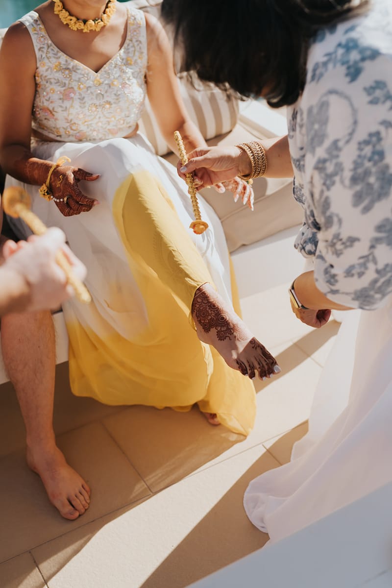 Priyanka and Eric's Mehndi in Mani