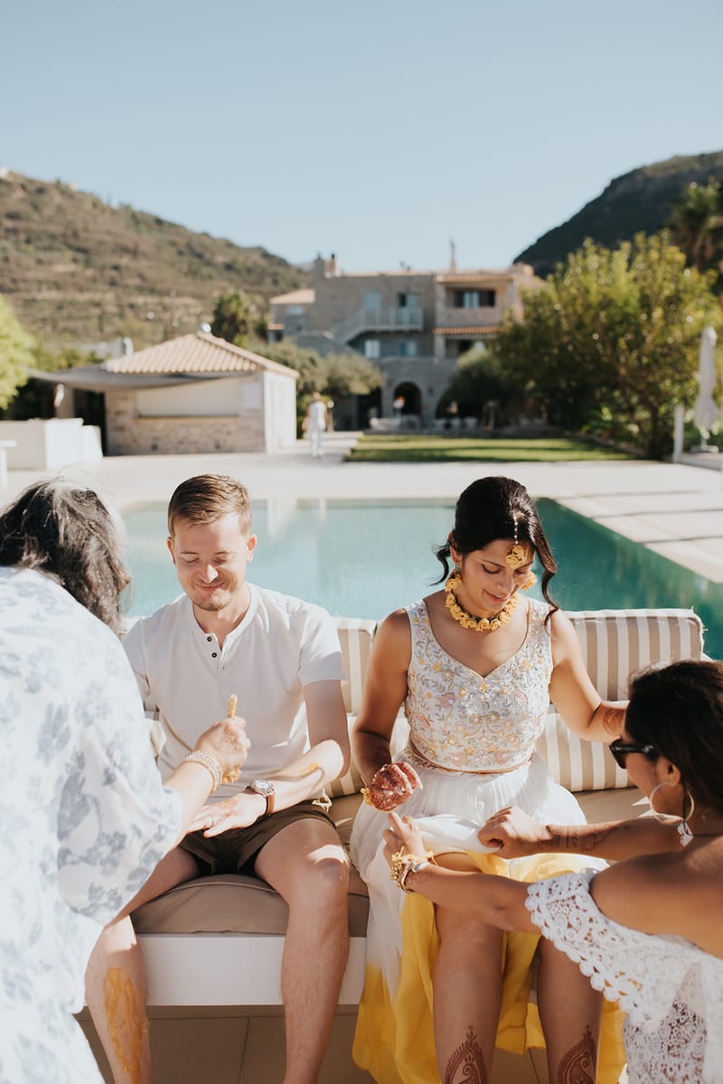 Priyanka and Eric's Mehndi in Mani