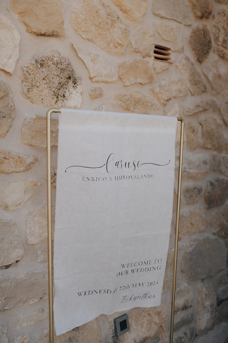 Hrysovalanto and Enrico Wedding in Zakynthos