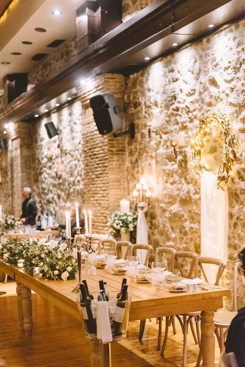 Reception at Odos Kassandras Venue in Athens