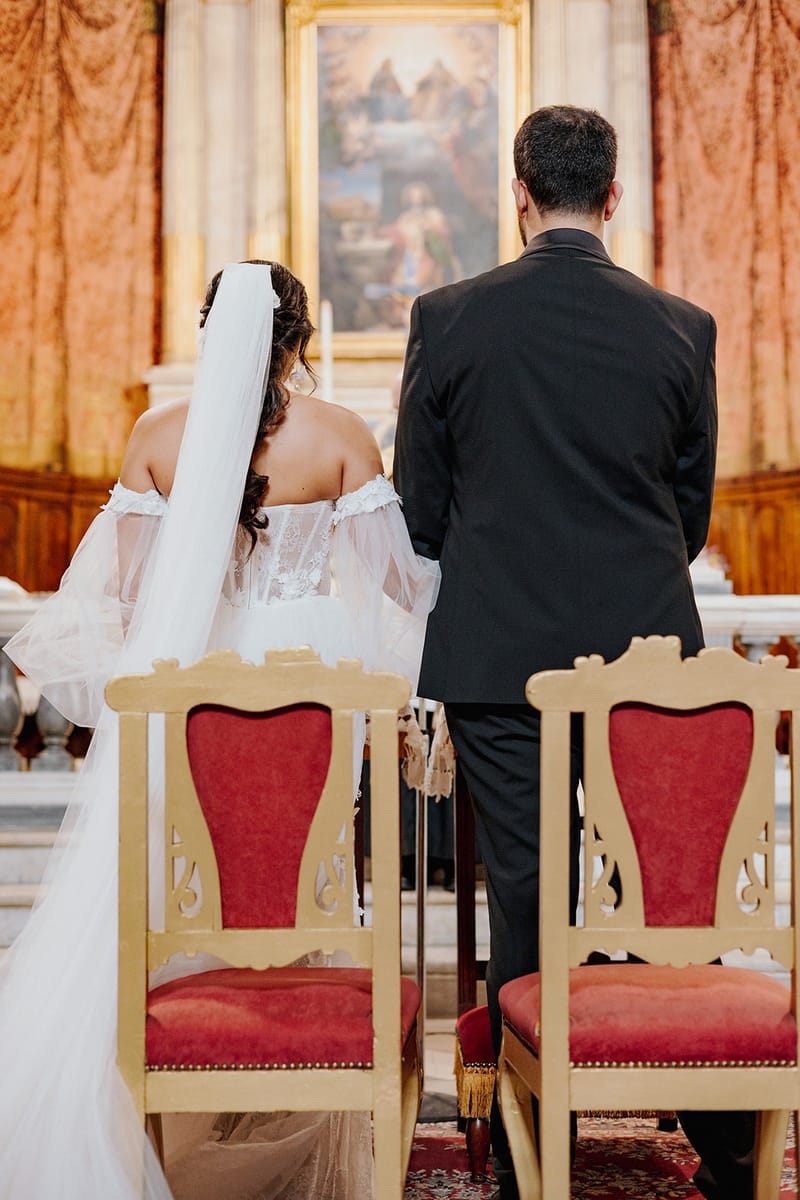 Ceremony at St Dennis Catholic Church Cathedral in Athens