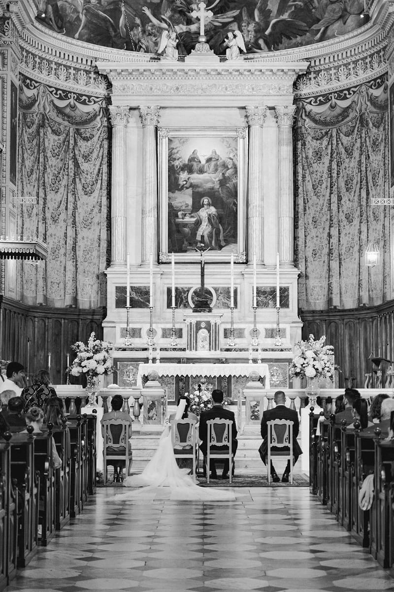 Ceremony at St Dennis Catholic Church Cathedral in Athens