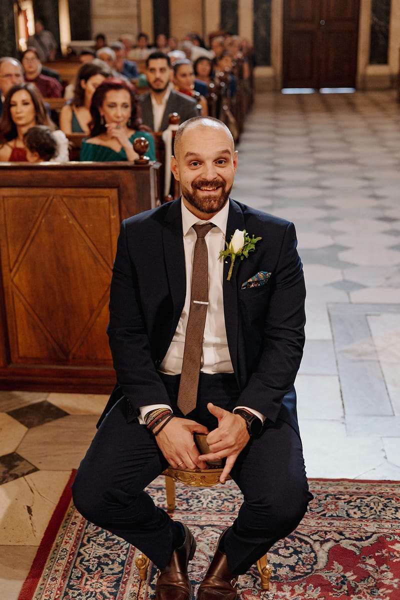 Ceremony at St Dennis Catholic Church Cathedral in Athens