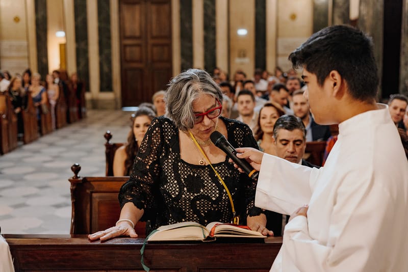 Ceremony at St Dennis Catholic Church Cathedral in Athens