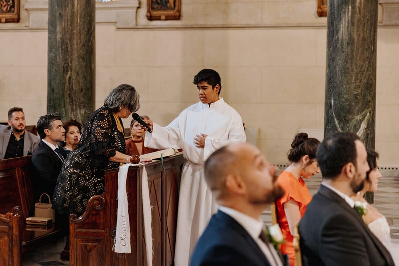 Ceremony at St Dennis Catholic Church Cathedral in Athens