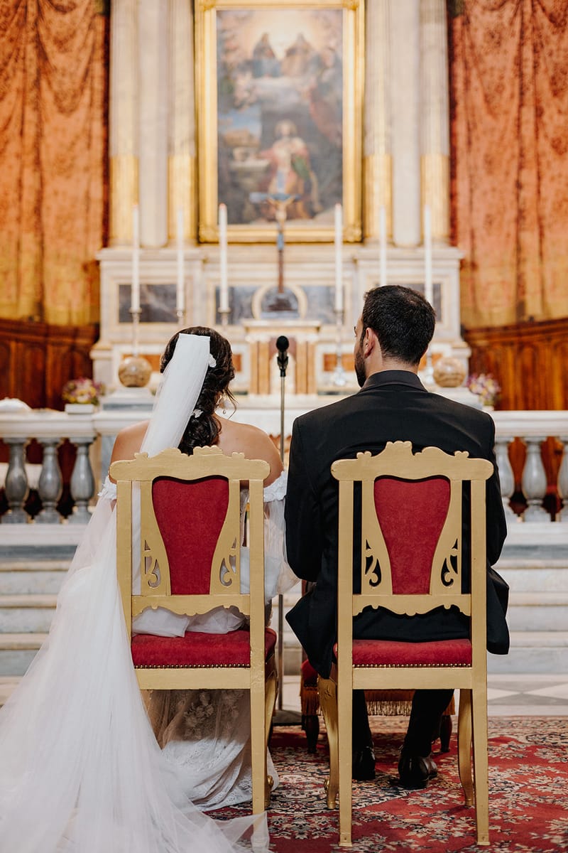 Ceremony at St Dennis Catholic Church Cathedral in Athens