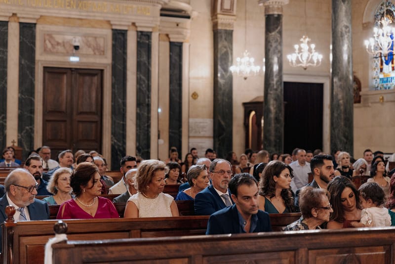 Ceremony at St Dennis Catholic Church Cathedral in Athens