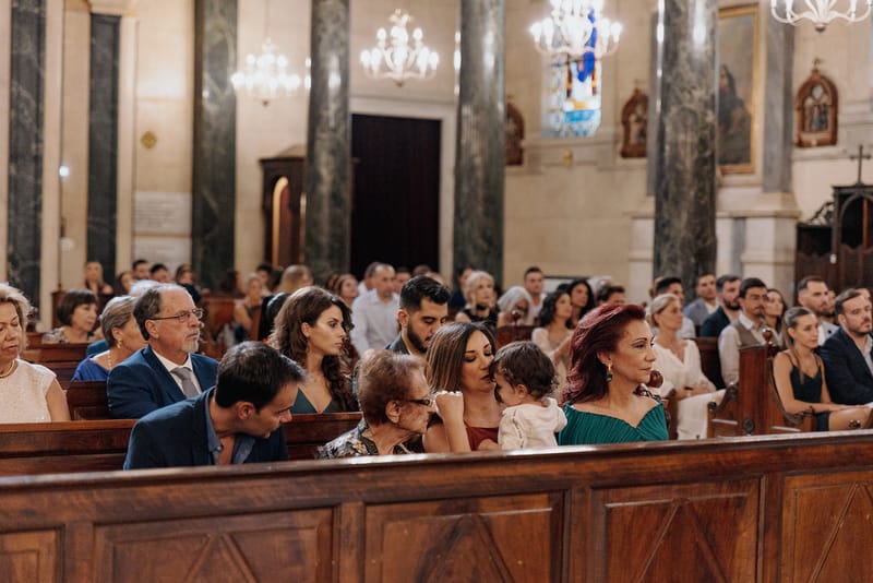 Ceremony at St Dennis Catholic Church Cathedral in Athens