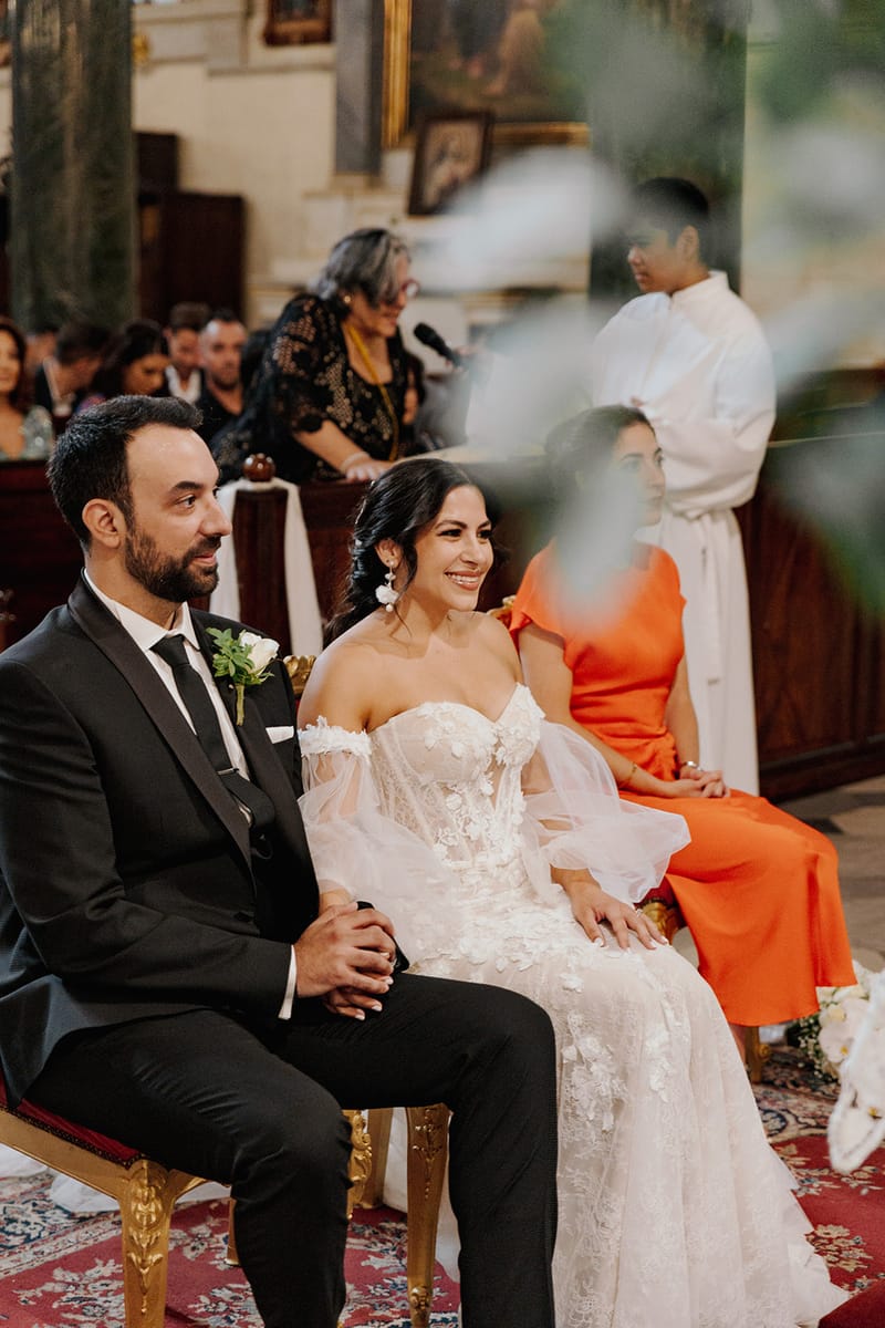 Ceremony at St Dennis Catholic Church Cathedral in Athens