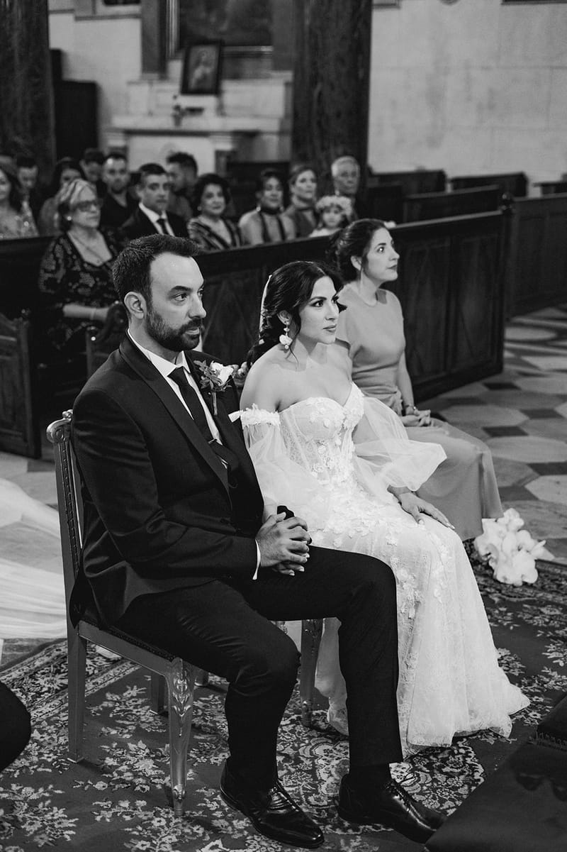 Ceremony at St Dennis Catholic Church Cathedral in Athens
