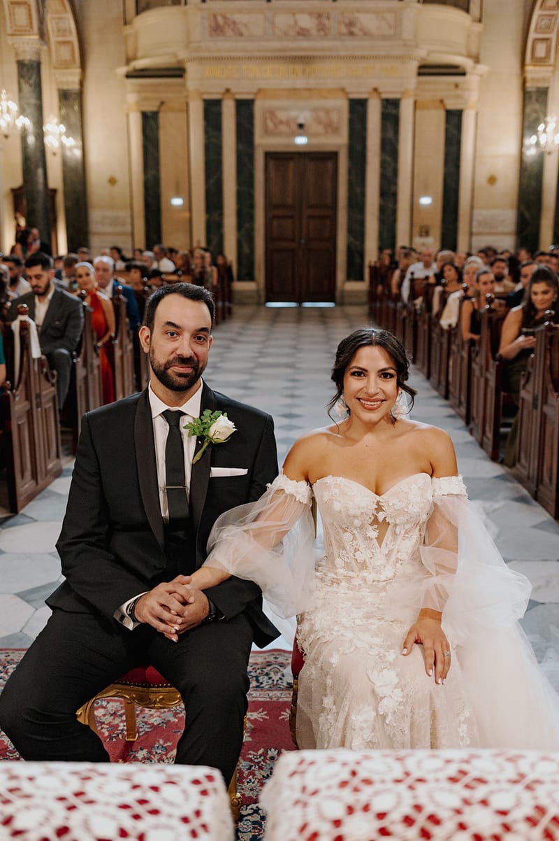Ceremony at St Dennis Catholic Church Cathedral in Athens