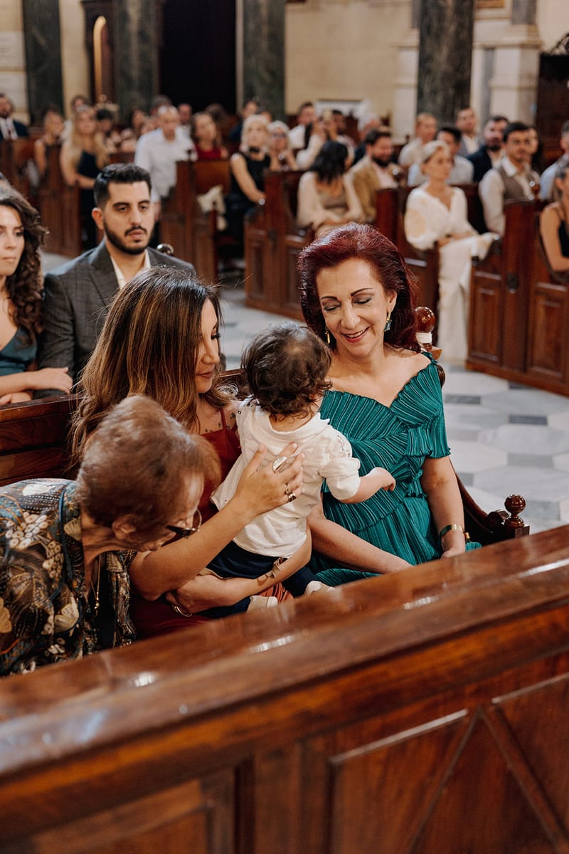 Ceremony at St Dennis Catholic Church Cathedral in Athens