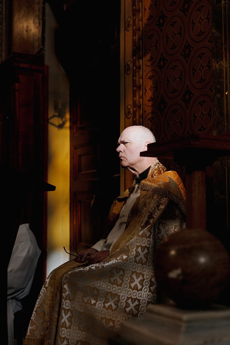 Ceremony at St Dennis Catholic Church Cathedral in Athens