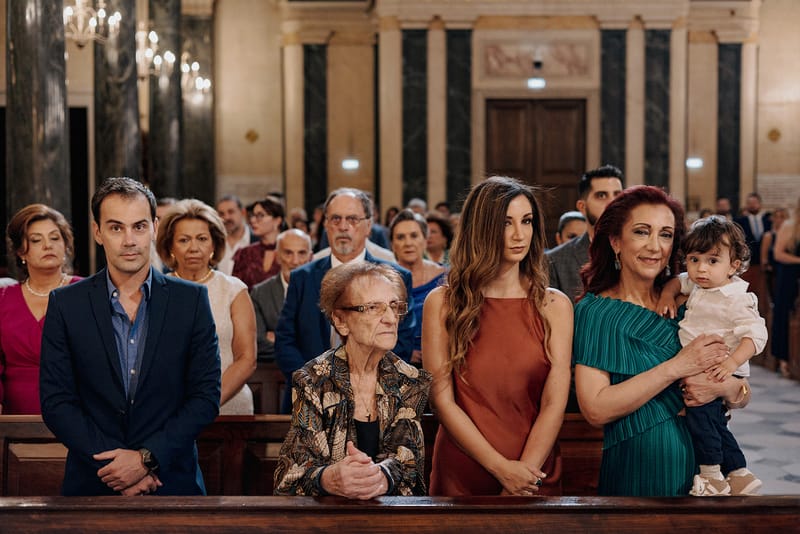 Ceremony at St Dennis Catholic Church Cathedral in Athens