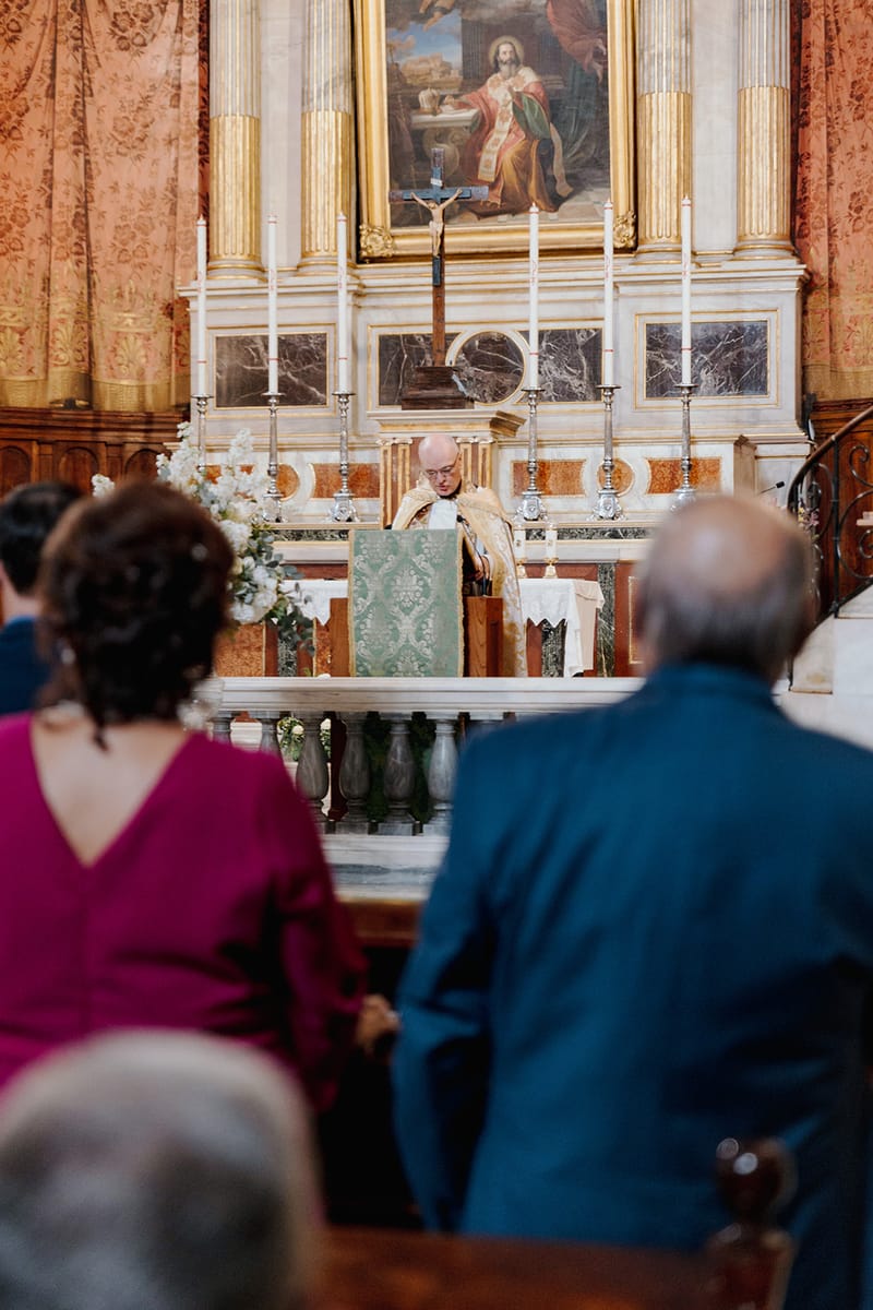 Ceremony at St Dennis Catholic Church Cathedral in Athens