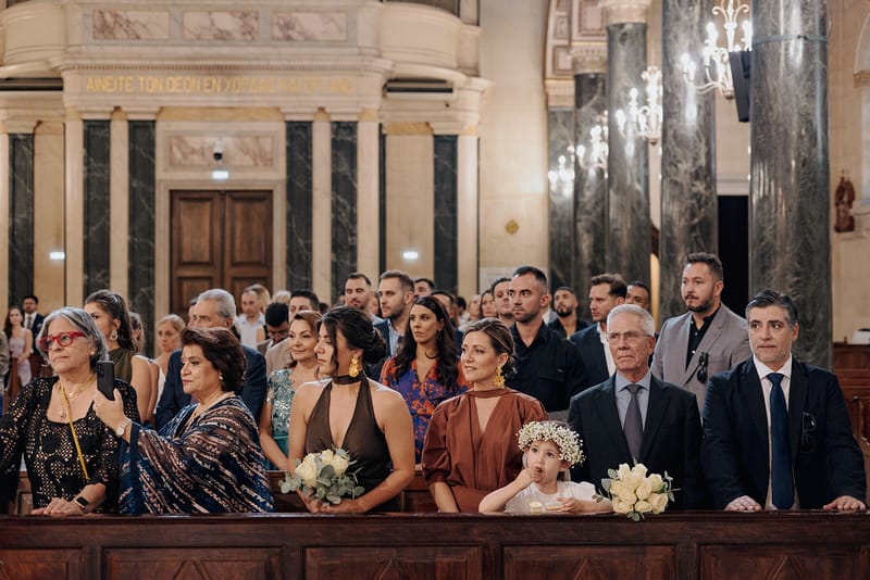 Ceremony at St Dennis Catholic Church Cathedral in Athens